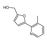 [5-(3-methylpyridin-2-yl)furan-2-yl]methanol结构式