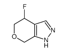 4-fluoro-1,4,5,7-tetrahydropyrano[3,4-c]pyrazole Structure