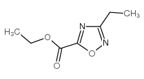 3-乙基-1,2,4-噁二唑-5-羧酸乙酯结构式