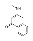 1-Phenyl-3-(methylamino)-2-butene-1-one结构式