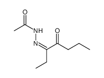 Acetic acid,(1-ethyl-2-oxopentylidene)hydrazide (9CI)结构式