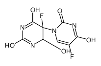 1-(5'-fluoro-6'-hydroxy-5',6'-dihydrouracil-5'-yl)-5-fluorouracil结构式