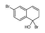 1,6-dibromo-2H-naphthalen-1-ol结构式