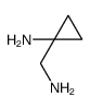 1-(aminomethyl)cyclopropan-1-amine Structure