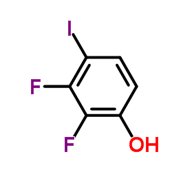2,3-Difluoro-4-iodophenol Structure