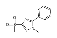1-methyl-3-methylsulfonyl-5-phenyl-1,2,4-triazole结构式