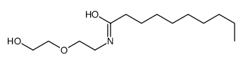N-[2-(2-hydroxyethoxy)ethyl]decanamide结构式