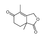 (7aS)-4,7a-dimethyl-6,7-dihydro-3H-2-benzofuran-1,5-dione Structure