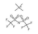 TETRAMETHYLAMMONIUM BIS(TRIFLUOROMETHYLSULFONYL)IMIDE Structure