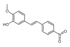 2-methoxy-5-[2-(4-nitrophenyl)ethenyl]phenol结构式