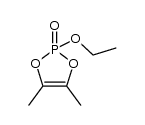 2-ethoxy-4,5-dimethyl-[1,3,2]dioxaphosphole 2-oxide Structure