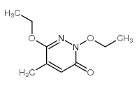 2,6-Diethoxy-5-methyl-3(2H)-pyridazinone structure