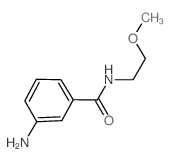 3-Amino-N-(2-methoxyethyl)benzamide structure