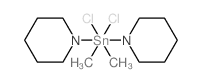 Tin,dichlorodimethylbis(pyridine)- Structure