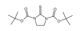 2-thioxo-imidazolidine-1,3-dicarboxylic acid di-tert-butyl ester structure