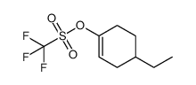 (4-ethylcyclohex-1-en-1-yl)-trifluoromethanesulfonate Structure