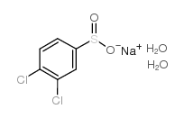 SODIUM 3,4-DICHLOROBENZENE-1-SULFINATE DIHYDRATE structure