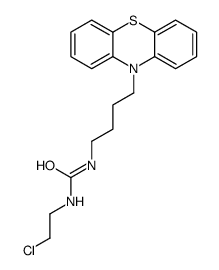 1-(2-chloroethyl)-3-(4-phenothiazin-10-ylbutyl)urea结构式