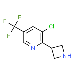 2-(azetidin-3-yl)-3-chloro-5-(trifluoromethyl)pyridine Structure