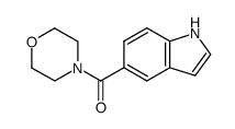 5-(N,N-pentane-3-oxa-1,5-diylcarboxamido)indole Structure