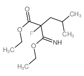 ethyl 2-(ethoxycarbonimidoyl)-2-fluoro-4-methyl-pentanoate picture