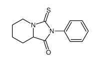 2-phenyl-3-sulfanylidene-6,7,8,8a-tetrahydro-5H-imidazo[1,5-a]pyridin-1-one Structure