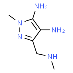 1H-Pyrazole-4,5-diamine,1-methyl-3-[(methylamino)methyl]- picture