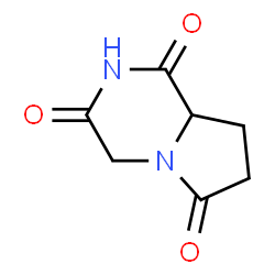 Pyrrolo[1,2-a]pyrazine-1,3,6(2H,4H,7H)-trione, dihydro- (9CI)结构式