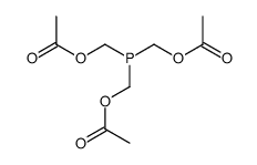 tris(acetoxymethyl)phosphine Structure