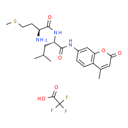 H-Met-Leu-AMC · TFA Structure