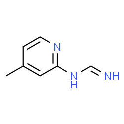 Methanimidamide, N-(4-methyl-2-pyridinyl)- (9CI) structure