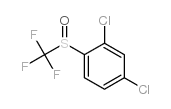 2,4-Dichlorophenyl trifluoromethyl sulphoxide结构式