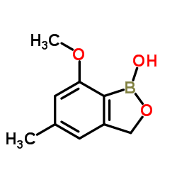 7-Methoxy-5-methyl-2,1-benzoxaborol-1(3H)-ol结构式