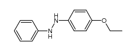 N-(4-ethoxy-phenyl)-N'-phenyl-hydrazine结构式