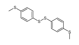 1-methylsulfanyl-4-[(4-methylsulfanylphenyl)disulfanyl]benzene Structure