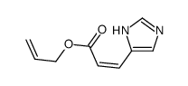 prop-2-enyl 3-(1H-imidazol-5-yl)prop-2-enoate结构式