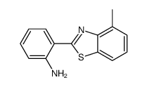 2-(2-Aminophenyl)-4-methylbenzothiazole结构式