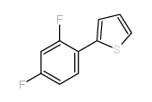 2-(2,4-二氟苯基)噻吩结构式