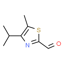 2-Thiazolecarboxaldehyde,5-methyl-4-(1-methylethyl)-(9CI)结构式