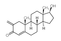 (8S,9S,10R,13S,14S,17S)-17-hydroxy-10,13-dimethyl-2-methylidene-6,7,8,9,11,12,14,15,16,17-decahydro-1H-cyclopenta[a]phenanthren-3-one Structure