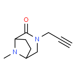 3,8-Diazabicyclo[3.2.1]octan-2-one,8-methyl-3-(2-propynyl)-(8CI)结构式