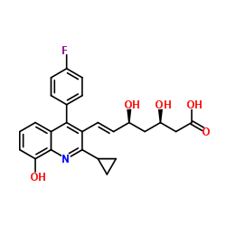 8-Hydroxy Pitavastatin Structure