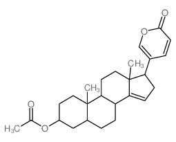 Bufa-14,20,22-trienolide,3-(acetyloxy)-, (3b,5b)- (9CI)结构式