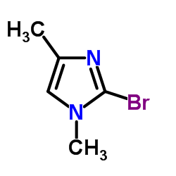 2-溴-1,4-二甲基-1H-咪唑结构式