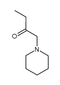 1-Piperidino butan-2-one Structure