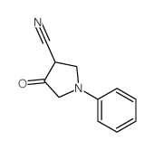 3-Pyrrolidinecarbonitrile,4-oxo-1-phenyl- Structure