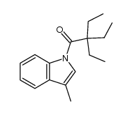 1-(2,2-diethylbutanoyl)-3-methylindole Structure