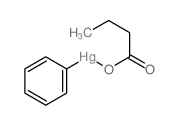 butanoyloxy(phenyl)mercury结构式
