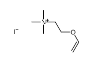 2-ethenoxyethyl(trimethyl)azanium,iodide Structure