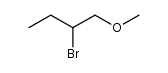 2-bromo-1-methoxy-butane Structure